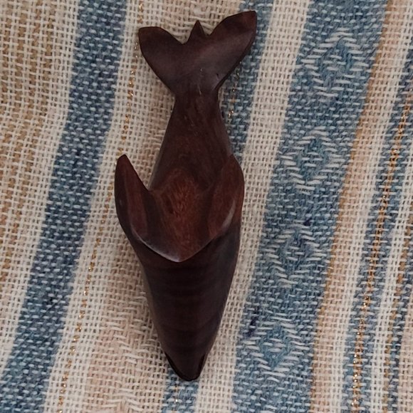 Vintage Hand Carved Wooden‎ Balanced Seal - Picture 3 of 16